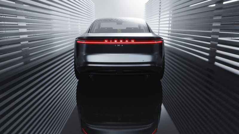 Illustration for article titled The Nissan IMs Concept Is An Electric Sport Sedan That Looks Pretty Sharp